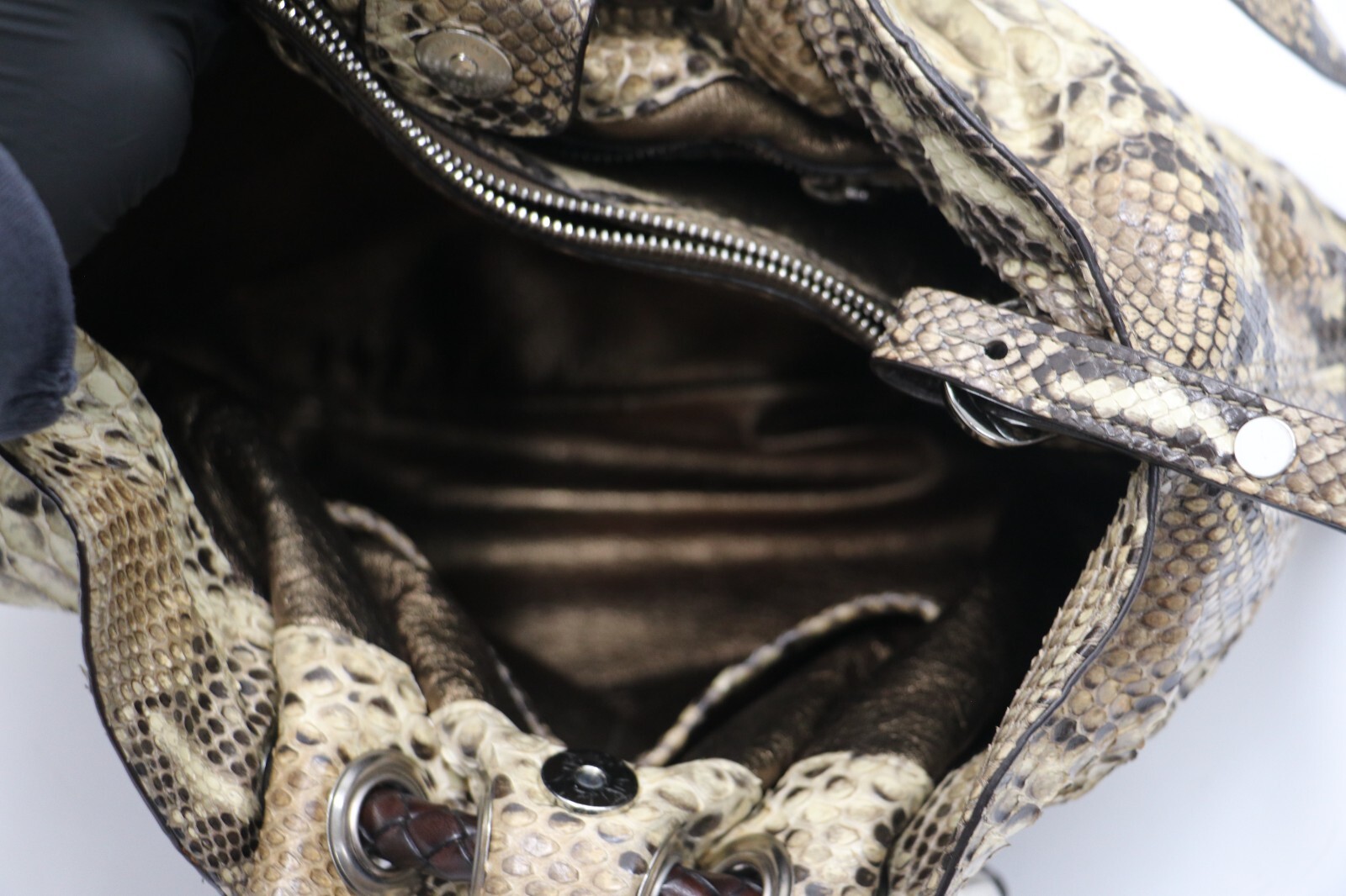 Michael Kors Collection Genuine Python Skorpios R… - image 8