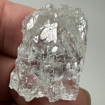Aquamarine Beryl Etched Crystal Gem Mineral Specimen Shigar Valley Pakistan 48ct