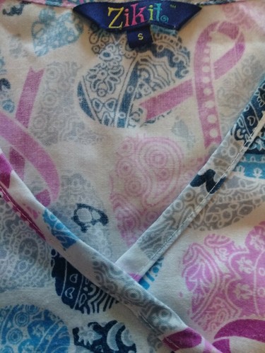Zikit Brand Scrub Top Size Small Excellent Condition - Picture 2 of 2