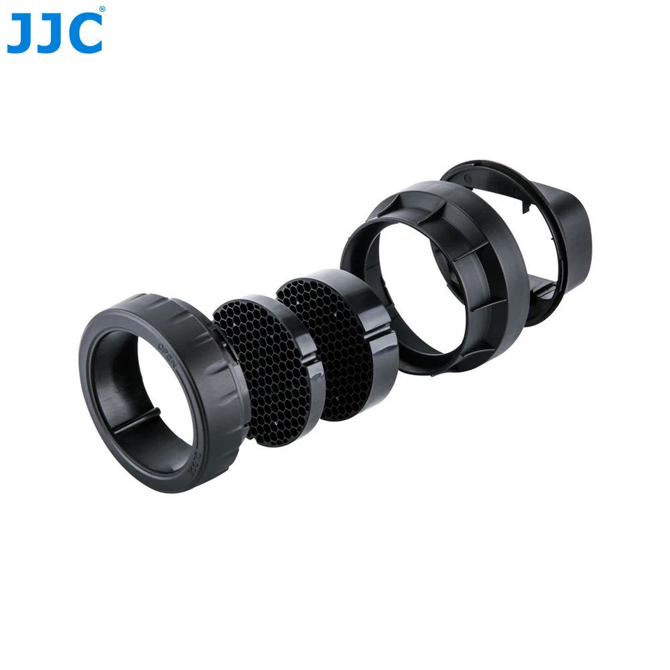 JJC 3-in-1 Stacking Honeycomb Grid Light Modifier for Canon 580EX II 600EX RT - Image 4 of 4