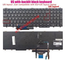 Backlit Keyboard For Dell Precision 3540 3541 3541 3551 Latitude 5500 5501 5510