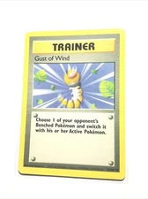 GUST OF WIND - Base Set - 93/102 - Common - Pokemon Card - LP