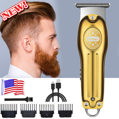 Kemei Upgarded Hair Clipper Electric Wireless 0.0MM Hair Trimmer Shaving Machine
