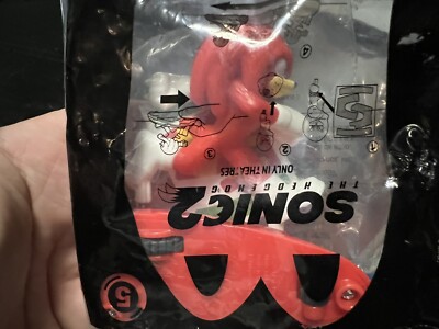 Sonic The Hedgehog 2 Mcdonalds Toy #5 Knuckles Sealed In Package