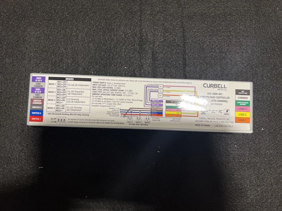 CURBELL LVC-2000-001 LOW VOLTAGE CONTROLLER - Image 2 of 2