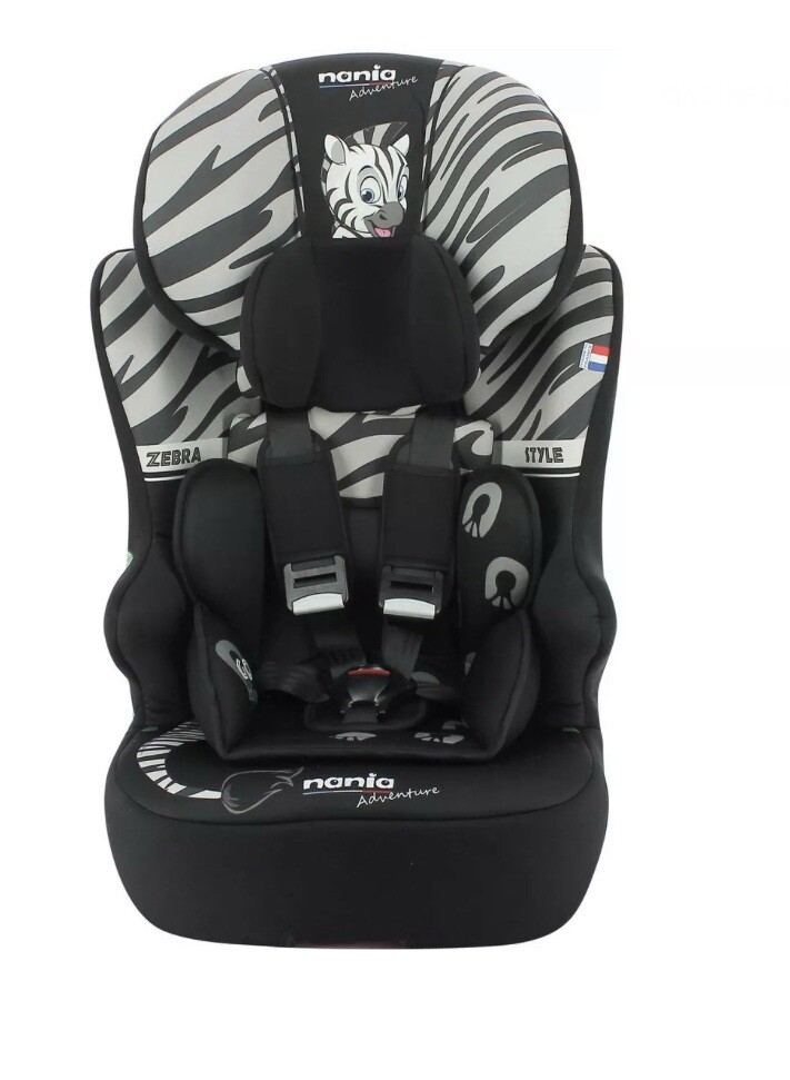 Nania Race I Zebra Group 123 From 15m-12yrs 76-140cm Car Seat
