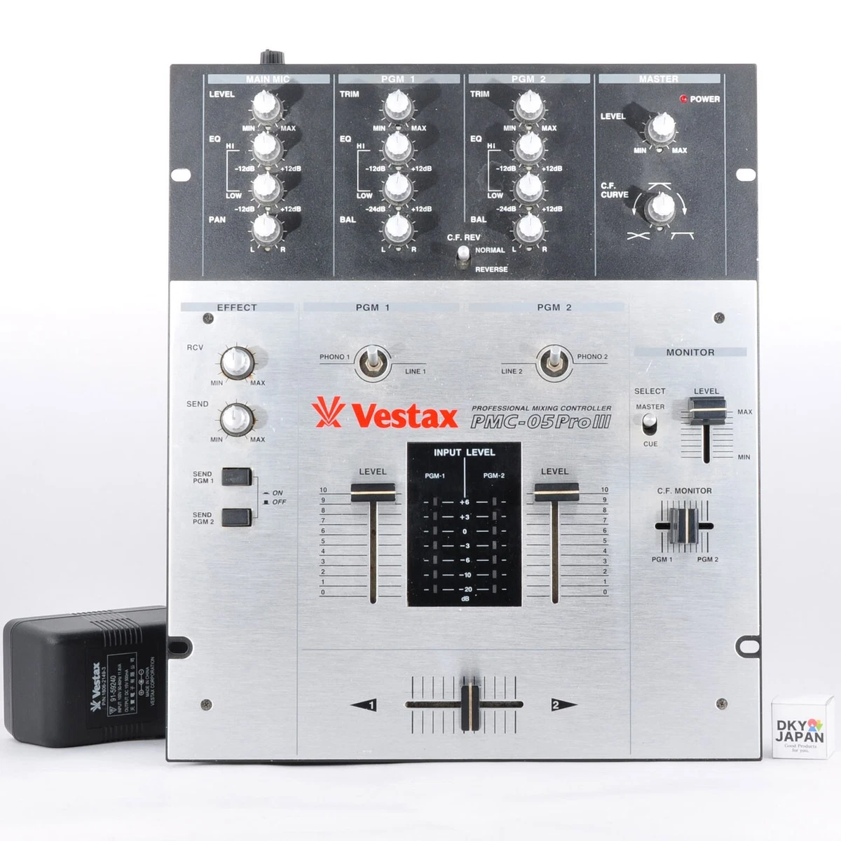 Vestax PMC-05 Pro Ⅲ VCA DJミキサー 純正アダプター付き Amazon