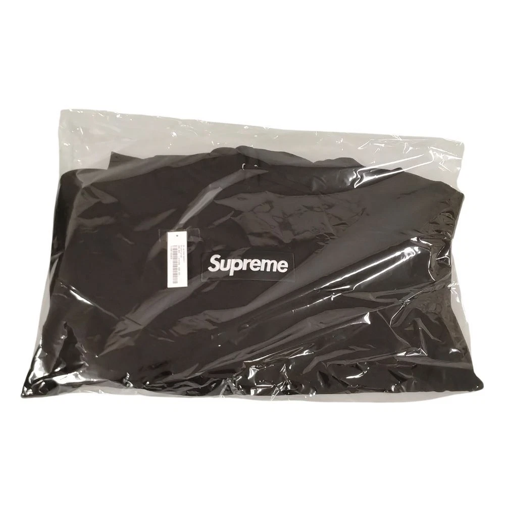 Sweat à capuche SUPREME 24AW Box Logo Parker coton noir L authentique / 36230