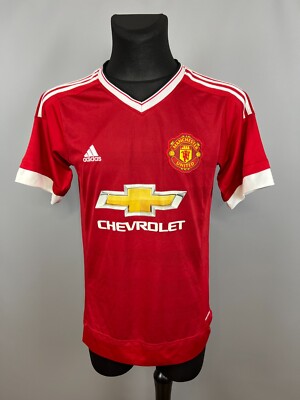 MANCHESTER UNITED 2015 2016 HOME SHIRT FOOTBALL SOCCER ADIDAS