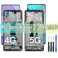 For Xiaomi Redmi Note 13 4G Lcd Display Touch Screen 23129RAA4G 5G 2312DRAABC