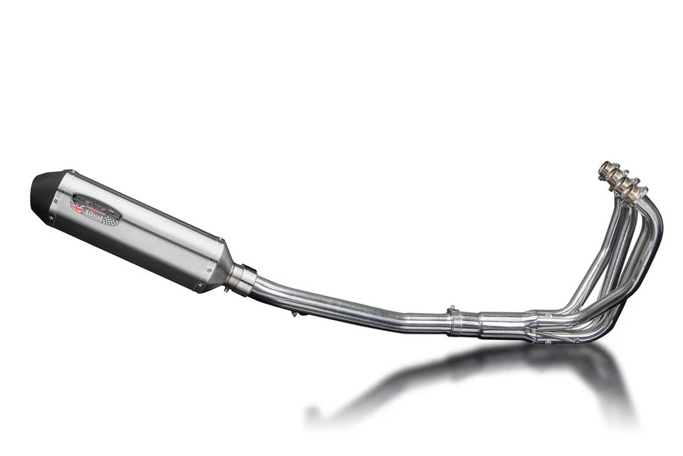 Suzuki GSF1200 Bandit 1995-2005 Full Exhaust 4-1 13.5" X-Oval Stainless Muffler - Image 3 of 4