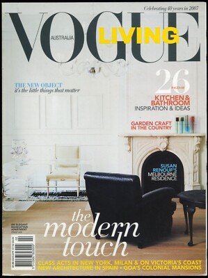 MARCH/APRIL 2007 VOGUE LIVING AUSTRALIA MAGAZINE, THE MODERN TOUCH, KITCHENS