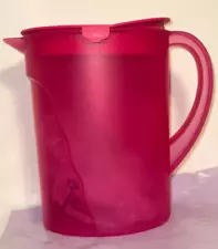 Tupperware Impressions 1 Gallon ~ 3.75L  Pitcher Flip Top Lid , Pink,  New