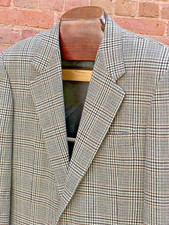 Hickey Freeman Collection Top Line Luxury Soft Earth Toned POW Sportcoat 40