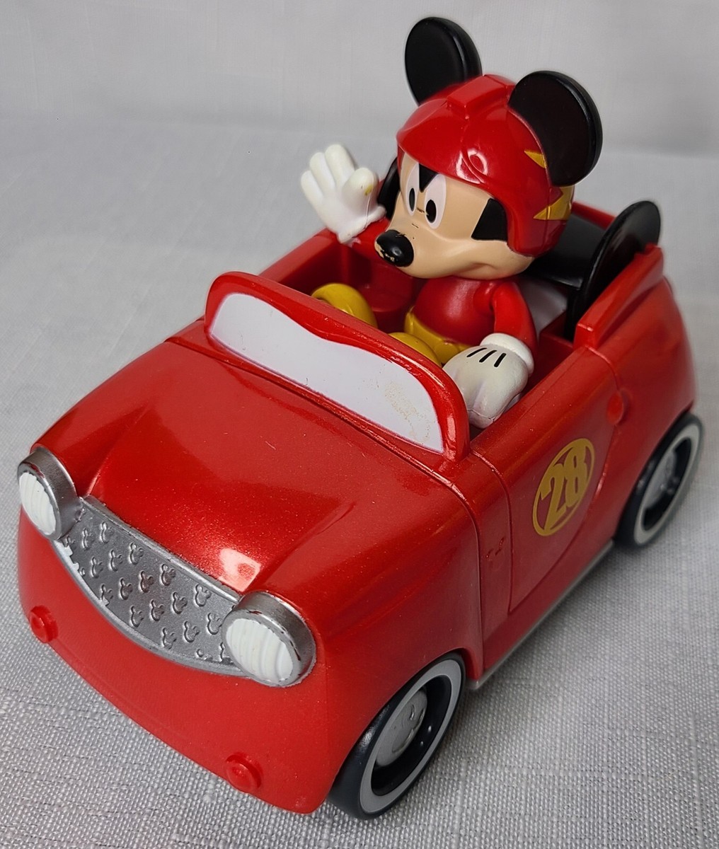 Disney Mickey Mouse Roadster Racers Transforming Hot Rod Race Car