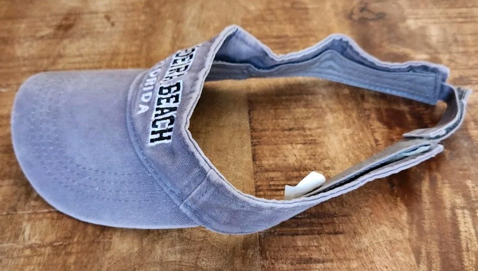Madeira Beach Visor Strapback Adjustable Embroide… - image 2