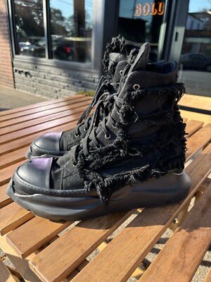 RICK OWENS Gethseame Distresses denim