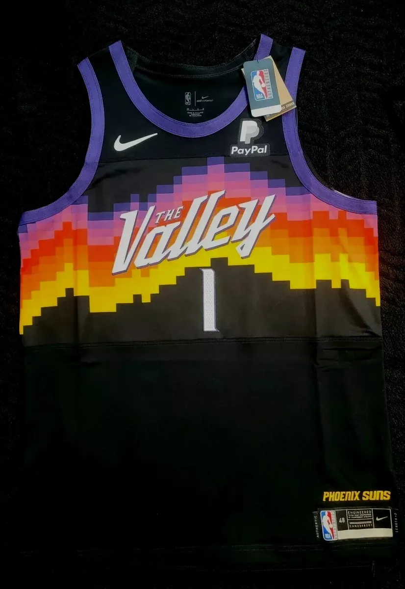 Phoenixes Suns Devin Booker Maillot The Valley City Jersey Funny