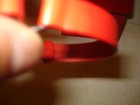 100% AUTHENTIC NEW MEN FERRAGAMO GANCIO RED LEATHER BRACELET — photo 5
