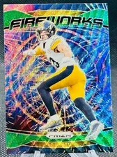 2024 Panini Prizm Fireworks Green Wave Prizm T.J. Watt Pittsburgh Steelers #15