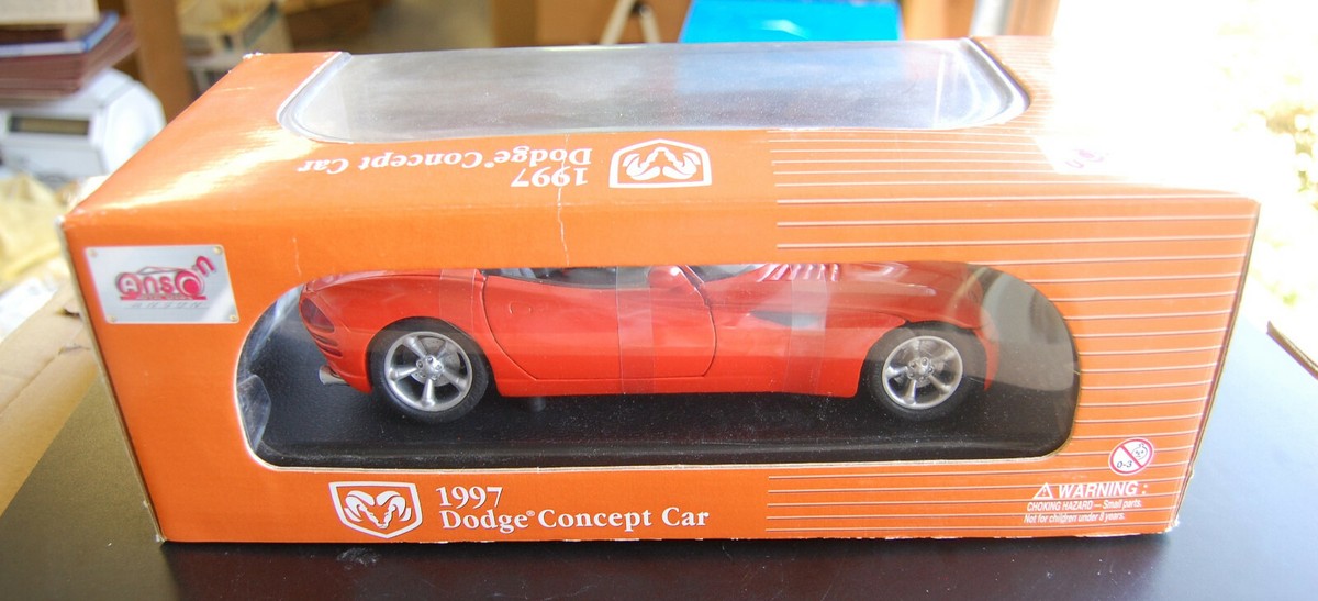 1/18 未開封品 Dodge Concept Car オレンジ Anson 1997 Dodge Concept Diecast Car 1 18 for sale online | eBay