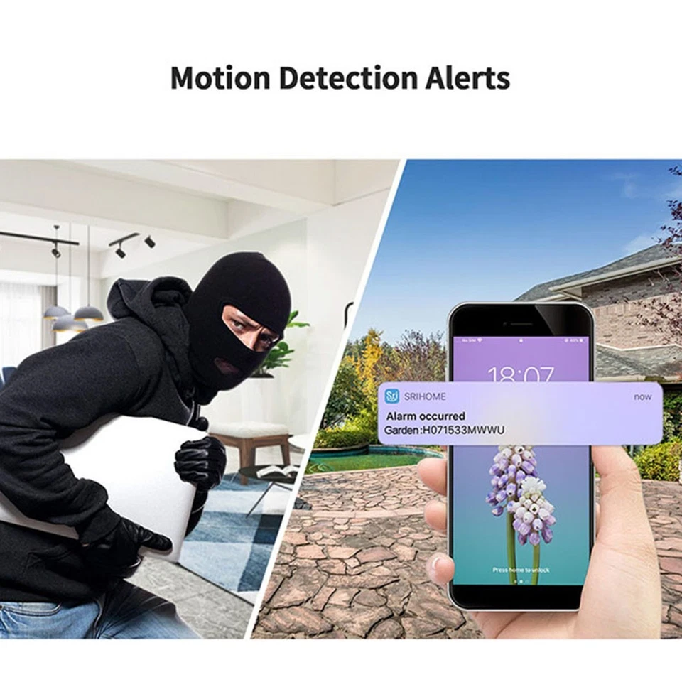 Cámara de seguridad exterior 4mp Wifi/5g 1440p alarma visión nocturna 2,4 GHz/5 GHz IP66 Foto 2 de 4