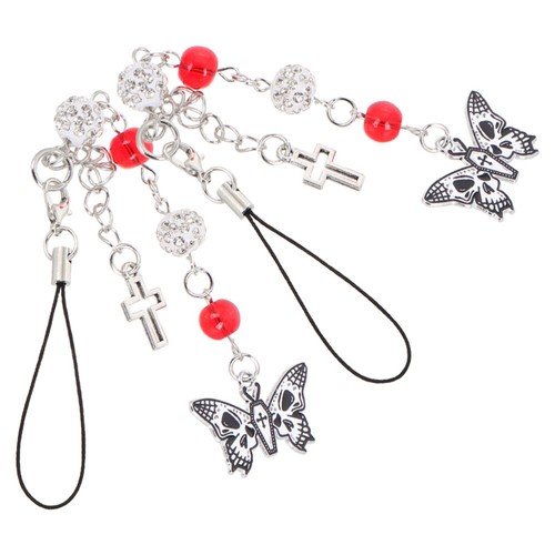 2 Pcs Mobile Phone Chain Camera Accessories Butterfly Strap - 第 8/12 張圖片