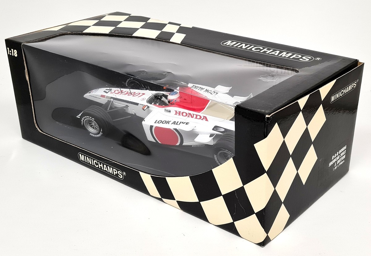 MINICHAMPS 1:18 ミニカー B.A.R Honda Showcar Minichamps 1/18 BAR Honda Showcar 2003 Jensen Button Diecast