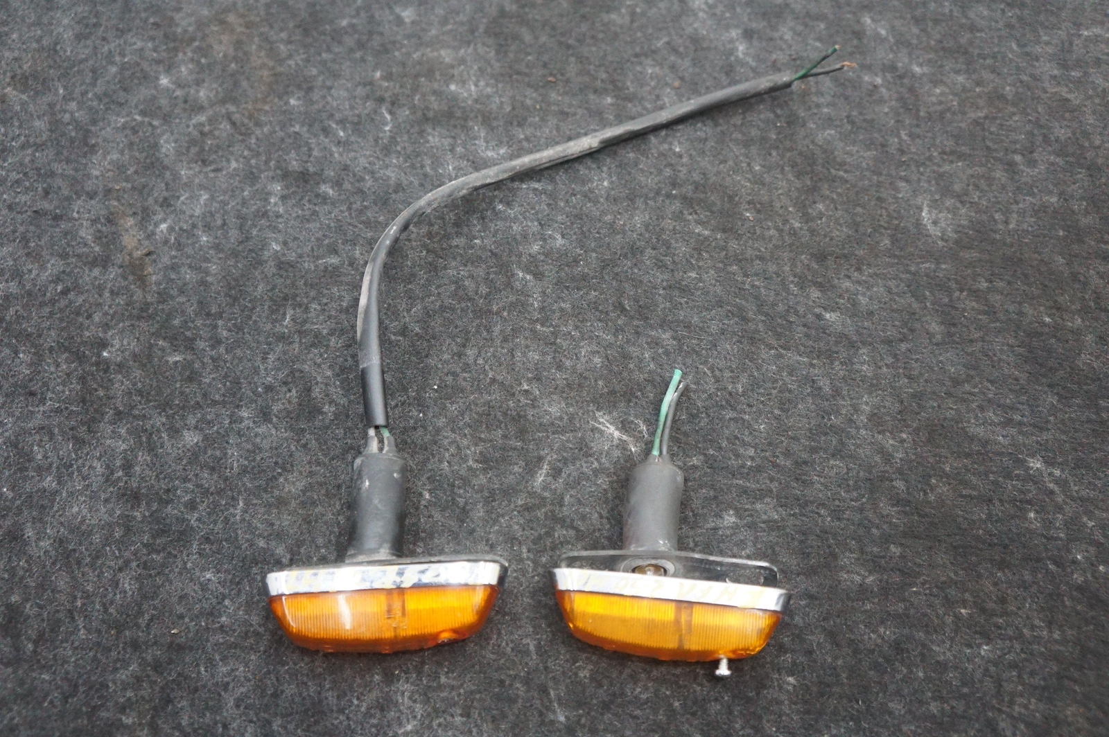 Set 2 Front Left Right Fender Turn Signal Lamp Rolls Royce Silver Shadow 1973