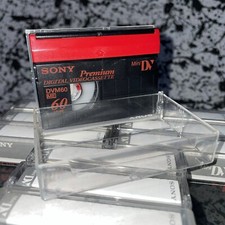 SONY Mini DV DVM60 Digital Video Cassette Premium Tapes LOT of 10 - Used Once