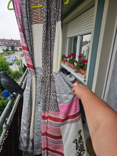 Damen Strickweste S Desigual Lang Bestickt Boho - Bild 3 von 19