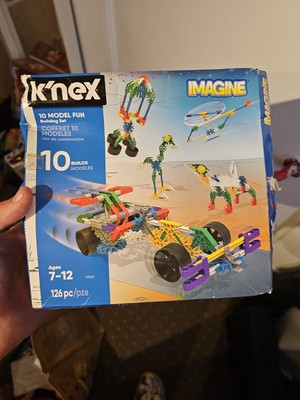 K'NEX Imagine 10 Modellbausatz - 17009 (126 Stück) NEU, aber beschädigte Box