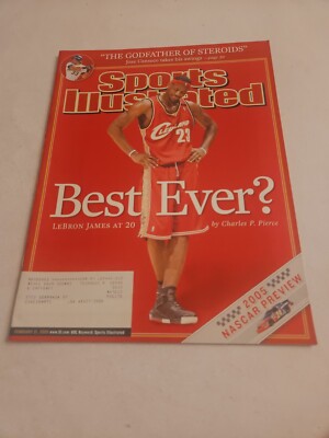 2005 February  21, Sports Illustrated Magazine, LeBron James At 20 (CP72)