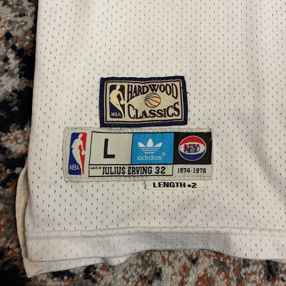 Camiseta Julius Erving New York Nets Estilo Vintage Años 70 Madera Dura Clásica Retro Foto 3 de 4