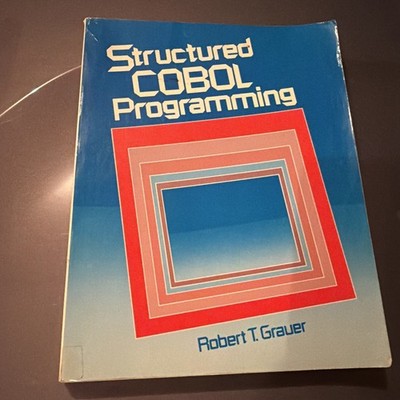 Structured Cobol Programming, Grauer, Robert T., Good Book
