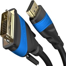 Image of KabelDirekt HDMI to DVI Adapter Lead Cable 1.5m – Brand New Sealed - UK Seller
