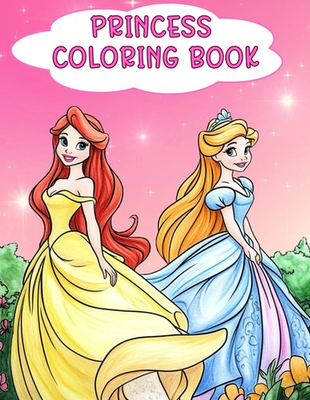 #ad #ad Princess Coloring Book: Bold and Easy Princess Coloring Book for Girls Ages 4 1 $19.83