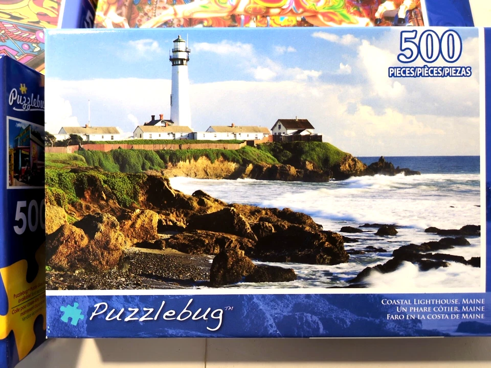 Puzzlebug/CraZArt  Puzzles 500  pieces lot of 9   Grp #6 - Image 3 of 4