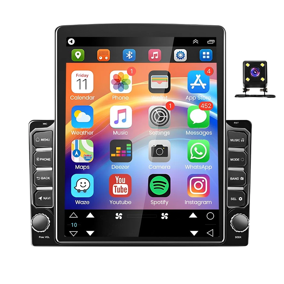 9.7" Android 15 Car Carplay Stereo GPS Radio For 2005-2020 Hino 165 268 308 338 - Image 4 of 4