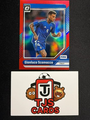 Gianluca Scamacca - Red Optic /299 - Panini Donruss 2024/25