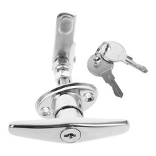 Zinc Alloy TType Handle Security Lock With Key For Case File Cabinet