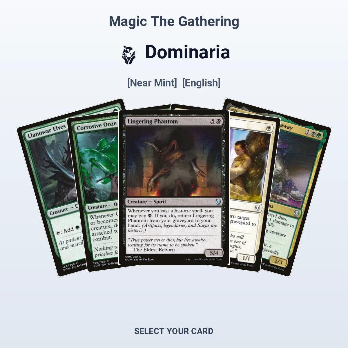 Dominaria - Select Your Cards (NM) - 2018 MTG