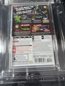 Graded WATA Perfect 10 A++ 'Luigi Mansion 3' 1st Print Nintendo Switch CGC VGA