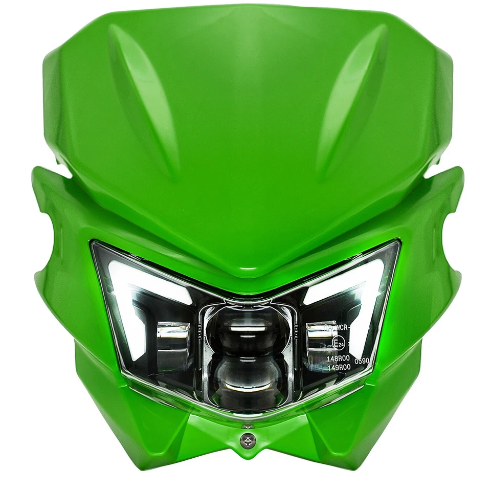 KLX Dirt Bike LED Headlight LED for KLX230R KLX300R KLX110 KX450F KX250F KDX200 - Image 2 of 4