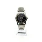 Vintage Omega Seamaster 33mm Stainless Black Dial Mens Wristwatch As Is W-438