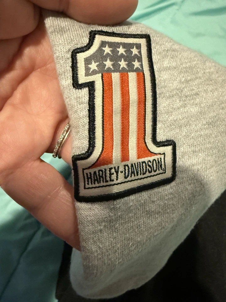 Harley-Davidson Racing 12m Coverall 黑色牛仔布 — 第 2/3 张图片