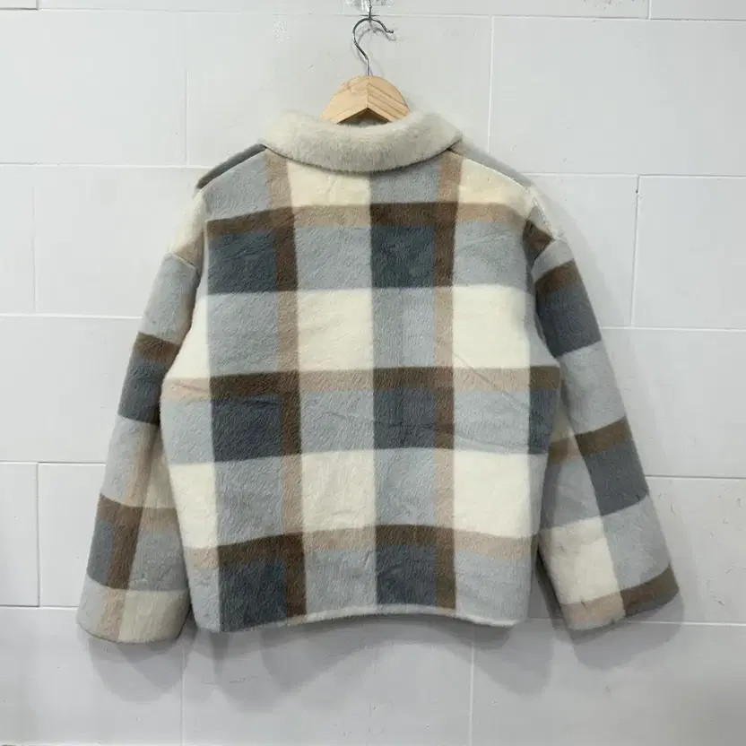 Twee Checked Pattern Short Jacket, Casual Lightwe… - image 5