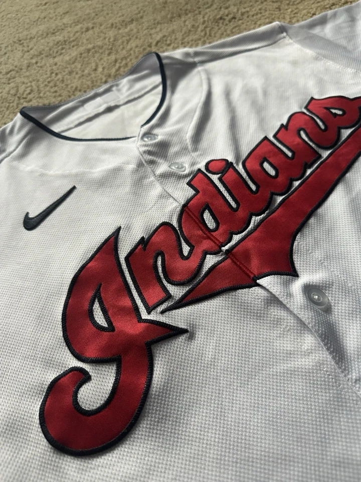 Nike Cleveland Indians Authentic On Field Jersey Mens Size 48 Large - Image 4 of 4