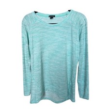 NWT Champion Women's Light Teal Blue Long Sleeve Crewneck Shirt - M