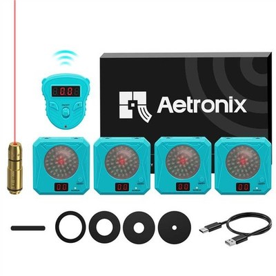 1 set of Bluetooth electronic target set + 1 pc of 9mm dry-fire laser trainer